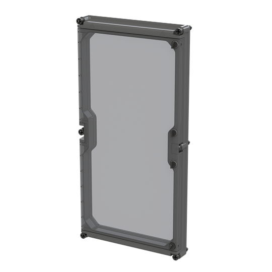 APO 61 Cover (hinged transp.) RAL7035 – Imagen 3 de 3