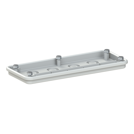 APO flange 300 9xM25/20 RAL7035 – Imagen 2 de 3
