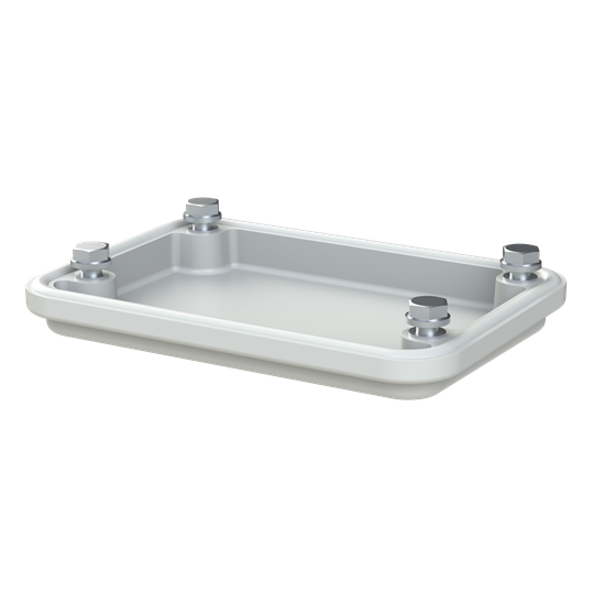 APO flange 185 RAL7035 smooth – Imagen 3 de 3
