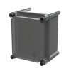 APO 1 Box (transparent cover) RAL7035