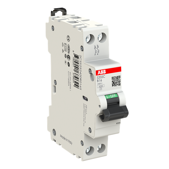 Int.aut.  S202C-B16 2 16A B 6 kA – Imagen 2 de 3