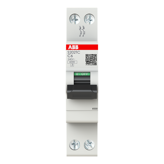 Int.aut.  S202TC-C6 2 6A C 6 kA