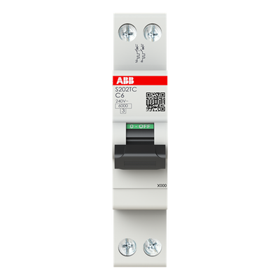 Int.aut.  S202TC-C6 2 6A C 6 kA