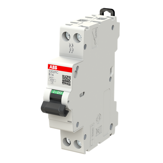 Int.aut.  S202TC-B16 2 16A B 6 kA – Imagen 3 de 3
