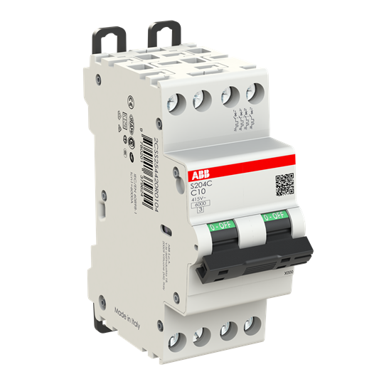 Int.aut.  S204C-C10 4 10A C 6 kA – Imagen 2 de 3