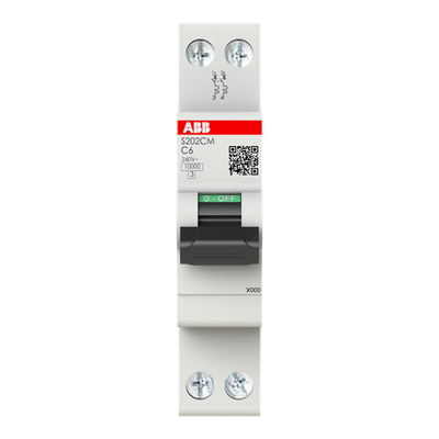 Int.aut.  S202CM-C6  2 6A C 10 kA