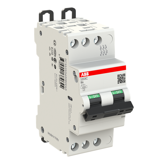 Int.aut.  S203C-B6 3 6A B 6 kA – Imagen 2 de 3