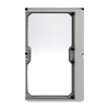 APO 11 Cover (hinged transp.) RAL7035