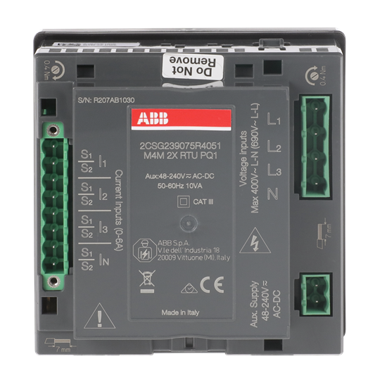 Anal. de red. M4M 2X MODBUS PQ1