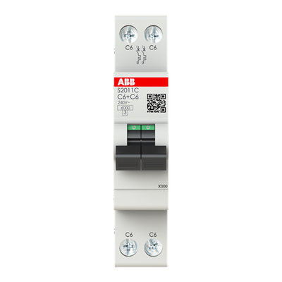 Int.aut.  S2011C-C6 1+1 6A C 6 kA