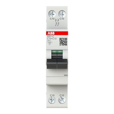 Int.aut.  S2011C-C10 1+1 10A C 6 kA