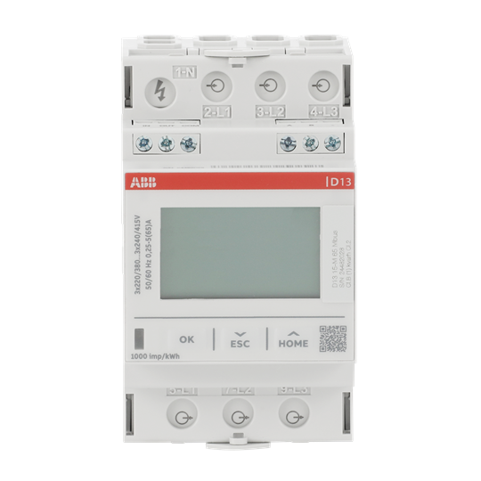 Cont. ener. trif.  D13 15-M 65A Mbus MID
