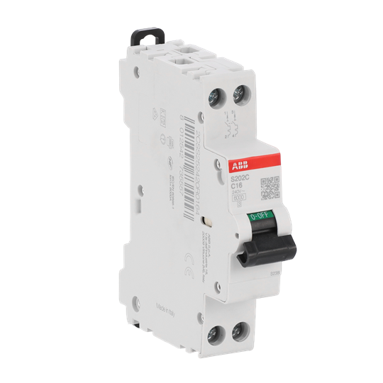 Int.aut.  S202C-C16 2 16A C 6 kA – Imagen 2 de 3