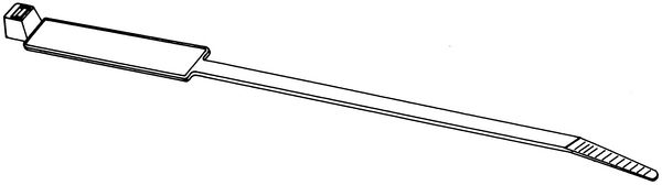 Bridas y Placas de Identificación para marcaje de cables 390x4,7 natural – Imagen 7 de 7