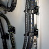 Agujero de Tornillo montado sobre el organizador de cables