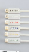 Bridas y Placas de Identificación para marcaje de cables 203x4,7 natural