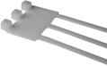 Bridas y Placas de Identificación para marcaje de cables 205x4,7 natural