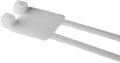 Bridas y Placas de Identificación para marcaje de cables 205x4,7 natural