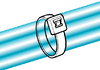 Bridas con medidas intermedias a la Serie T PA66 540x13.0 natural