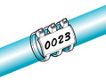 Bridas y Placas de Identificación para marcaje de cables 205x4,7 natural