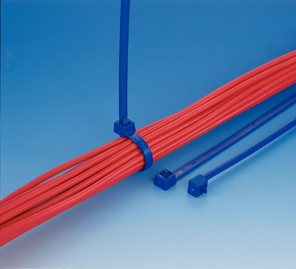 Bridas para la Industria Alimenticia, Detectables 250x4.6 PA66MP azul – Imagen 5 de 7