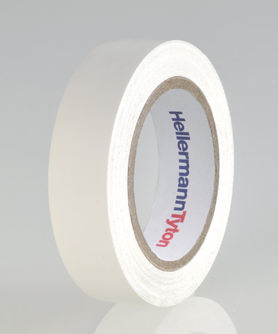 Cinta aislante de PVC 15mm x 10m blanco
