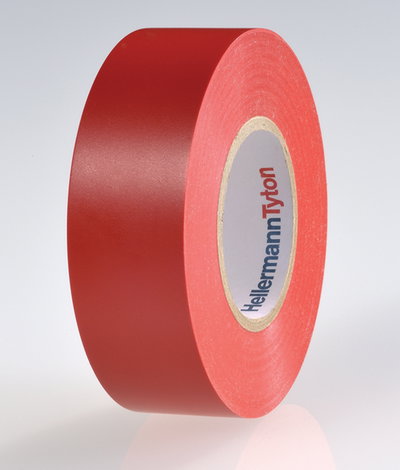 Cinta aislante de PVC 19mm x 20m rojo