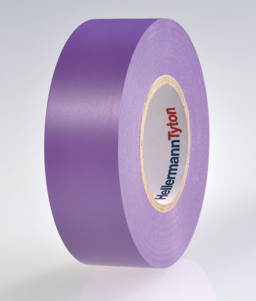 Cinta aislante de PVC 19mm x 20m violeta