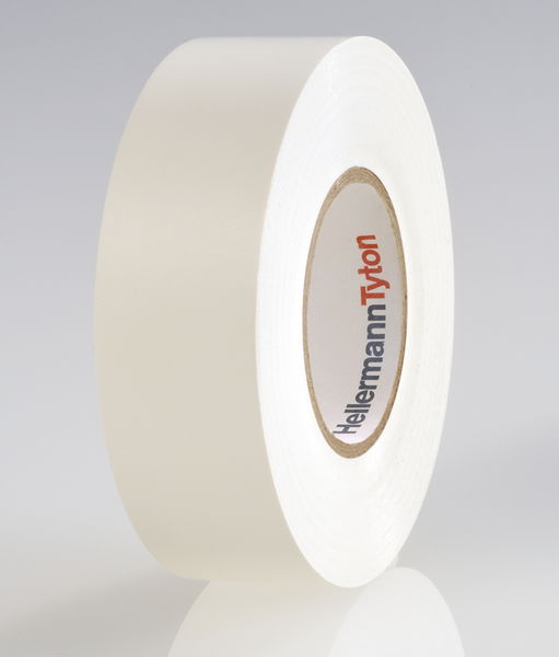 Cinta aislante de PVC 19mm x 20m blanco