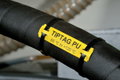 Placas de identificacion para cables de alta temperatura, amarillo 11x100mm
