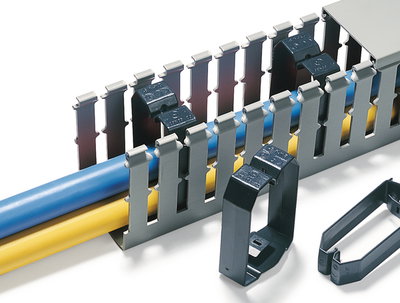 Retenedores de Cable 40x60 mm, PC/ABS, negro