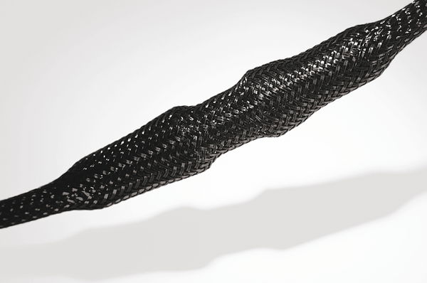 Funda Trenzada de Poliéster Negra 4 mm