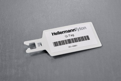 Bridas y Placas de Identificación para Marcaje de Cables 70x42 mm blanco
