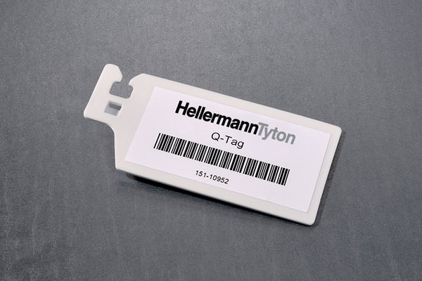 Bridas y Placas de Identificación para Marcaje de Cables 70x42 mm blanco