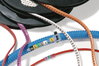 Señalizadores impresos semicortado 1.8-6.3 mm impresión en amarillo O