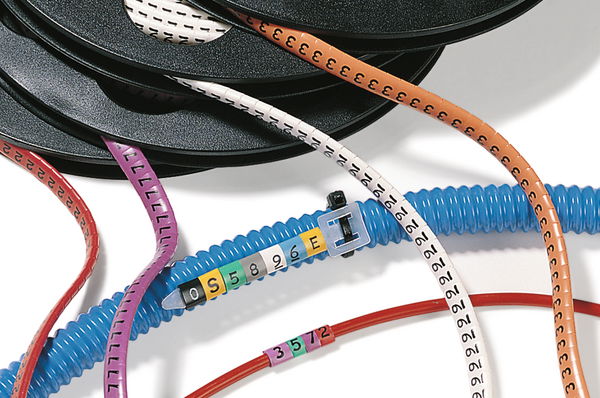 Señalizadores impresos semicortado 1.8-6.3 mm impresión en amarillo V – Imagen 5 de 10