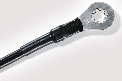 Tubo Termoretráctil 2:1 Auto-extinguible y overexpanded 50,8/25,4 negro