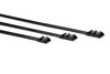 Bridas de Cabeza Plana 180x9.0 PA11 negro