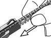 Señalizadores impresos 2-2,8mm negro con palabra WIC tool