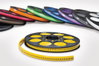 Señalizadores impresos semicortado 1.8-6.3 mm impresión en amarillo O