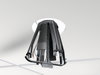 Protector para focos empotrables con Ø 75-314mm negro
