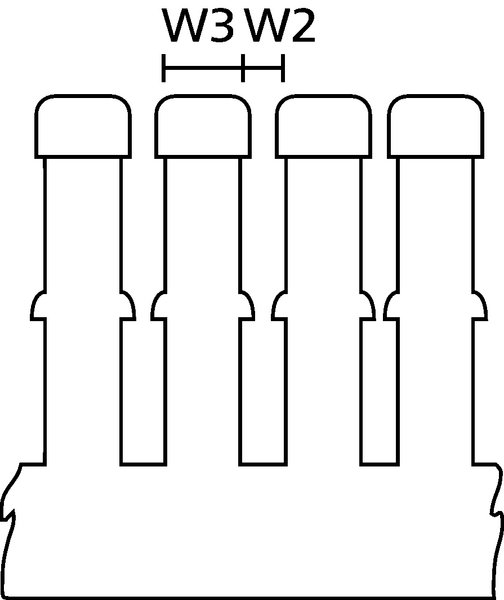 Canal de cableado 80x100 mm, sin halógenos, 2000 mm, gris – Imagen 5 de 6