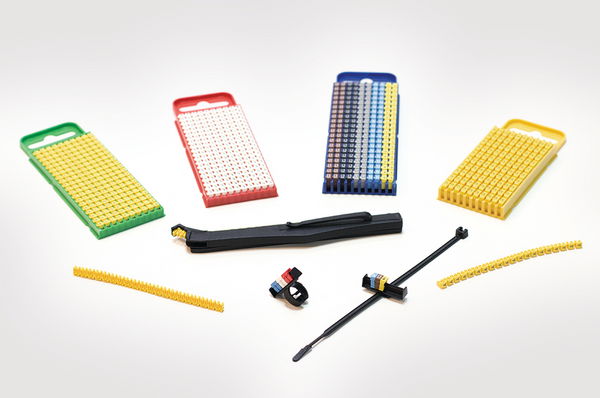 Señalizadores impresos 4,3-5,3mm amarillo con letras E – Imagen 4 de 10