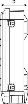 Cubierta de Fibra FFE-02LCXXXX1/BK0 PC BK