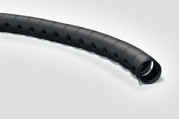 Organizador de Cables 8mm Negro 25 metros + Herramienta Aplicador