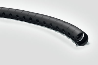 Organizador de Cables 40mm Negro 20 metros + Herramienta Aplicador