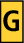 Señalizadores impresos 2,8-3,8mm amarillo con letras G