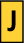 Señalizadores impresos 4,3-5,3mm amarillo con letras J