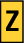 Señalizadores impresos semicortado 1.7-3.6 mm impresión en amarillo Z