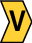 Señalizadores impresos semicortado 1-3mm amarillo letra V